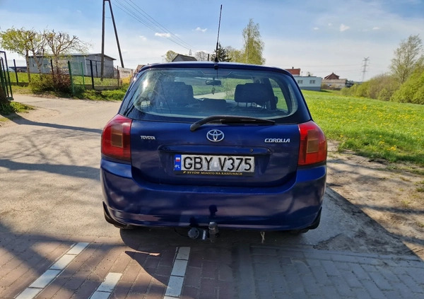 Toyota Corolla cena 4700 przebieg: 258000, rok produkcji 2003 z Żelechów małe 106